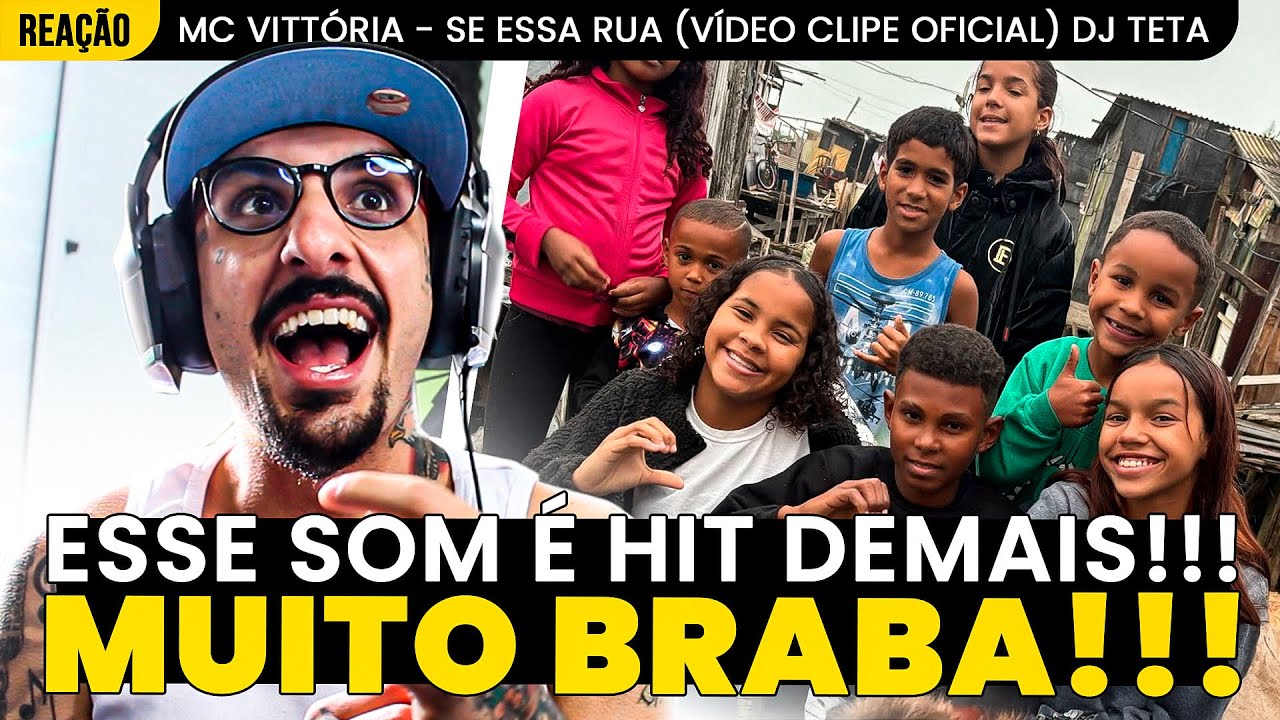 HIT DEMAIS!!! MC VITTORIA - SE ESSA RUA [REAÇÃO]