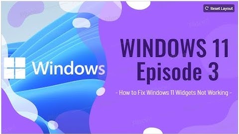 How to Fix Windows 11 Widgets Not Working Properly (100% Solved) طريقة اصلاج التطبيقات المصغرة