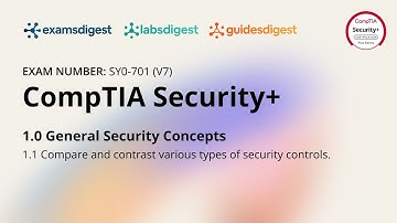 CompTIA Security+ SY0-701 (V7) Certification Exam Full Course Vol. 1.1