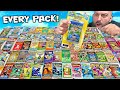 I opened every pack of pokemon cards 30000