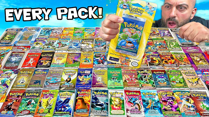 I Opened EVERY Pack of Pokemon Cards! ($30,000)