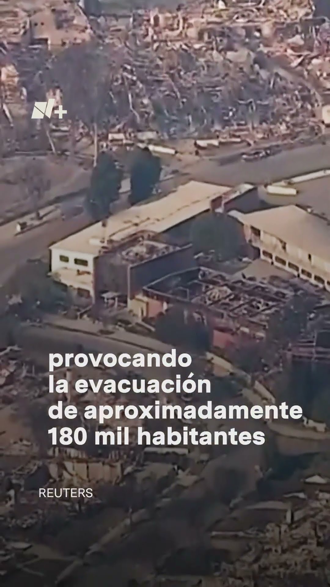 Así afectó incendio a zonas más lujosas de Los Ángeles - N+ #Shorts