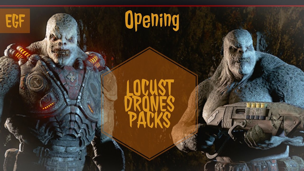 Opening Locust Drones Gear Packs GEARS OF WAR 4 YouTube