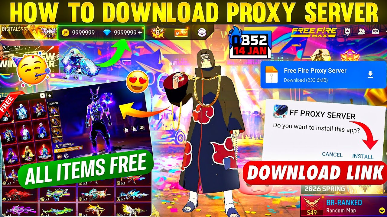 How To Download Proxy Server In Free Fire 💯😱🔥 | Free Fire Proxy Server | Proxy Server Free Fire