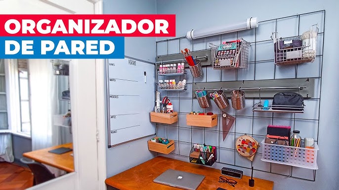 Cómo hacer un organizador de pared con una linda rejilla para fotos y  notas?