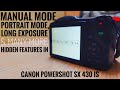 DIFFERENT MODES IN CANON POWERSHOT SX 430 IS | HOW TO USE MANUAL, PORTRAIT, LONG EXPOSURE MODE ETC