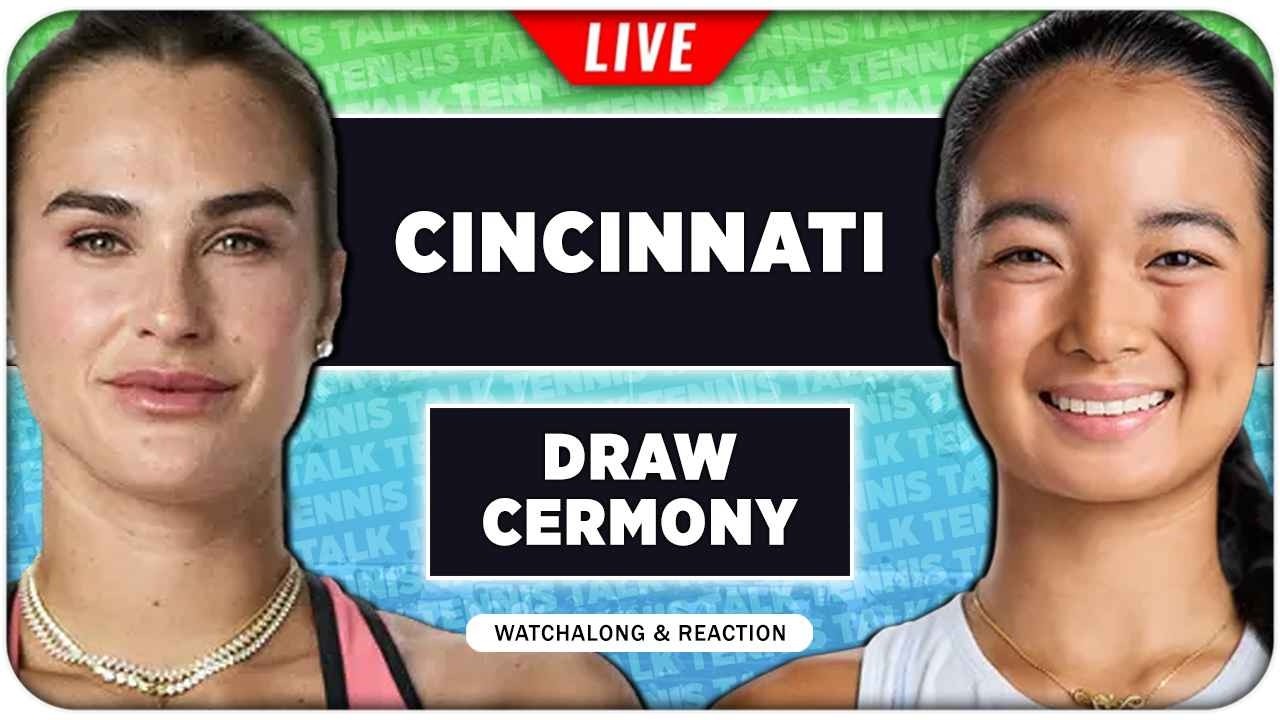 CINCINNATI 2026 • Draw Ceremony • LIVE Tennis Reaction Stream