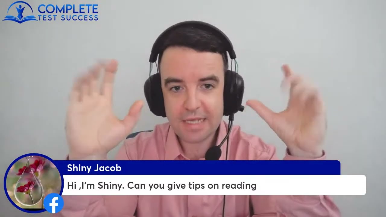 Live IELTS Q&A with Lar Ryan