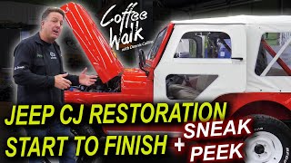 JEEP CJ RESTORATION START TO FINISH + SNEAK PEEK!!!