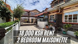 18,000 Ksh Rent Two Bedroom Maisonnette Shared Compound / Nakuru City / Mwariki B