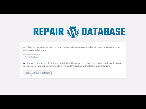 How to Repair and Optimize Your WordPress Database Automatically