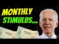 MONTHLY CHECKS! $600 + $1,400 Second Stimulus Check Update & Package Update - Jan 12th