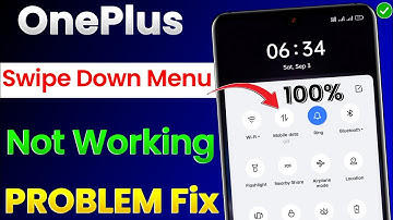 OnePlus Mobile Swipe Down Menu Not Working Problem Solve | OnePlus Notification Bar Not Working Fix