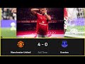 🔴🔵 @manutd  4-0 Everton Marcus Rashford &amp; Joshua Zirkzee Scored Twice Each | Bruno &amp; Amad