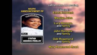 Cynthia Giddings Fenelon long