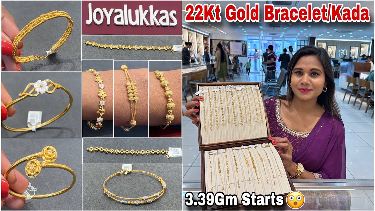 Joyalukkas 22k (916) Gold Bangle for Women (Yellow, Gold) : Amazon.in:  Jewellery