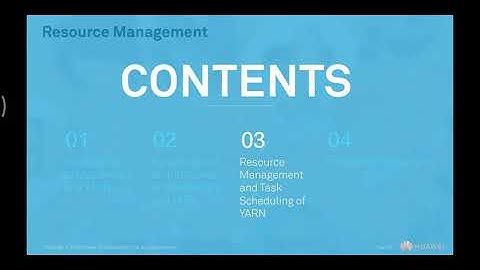MapReduce distributed off-line batch processing and YARN - Sparkx in memory Distributed computing