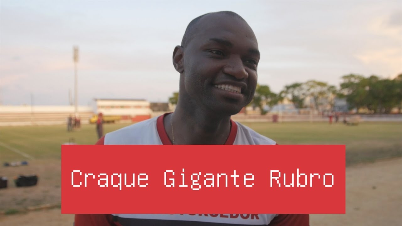 Craque Gigante Rubro - Fabiano Tanque é eleito craque da partida pela torcida