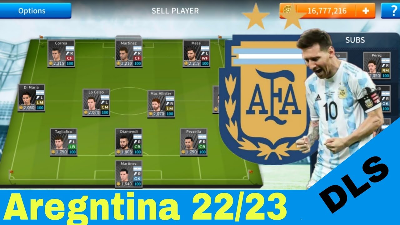 How to Create Argentina 2022/23 in Dream League Soccer 2019