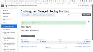 How to Turn on Subscriptions in Moodle