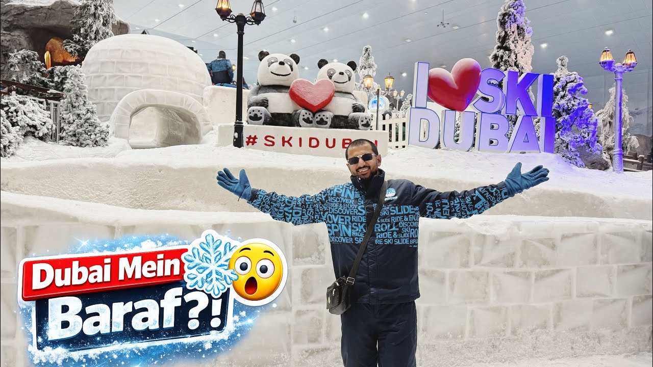 Dubai Mein Baraf 🥶 | Ski Dubai ❄️ Desert Mein Real Snow Experience