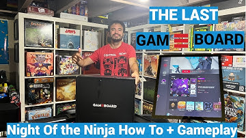 The Last GameBoard Digital Board Game Console - Night of the Ninja How To Play + Gameplay Showcase!