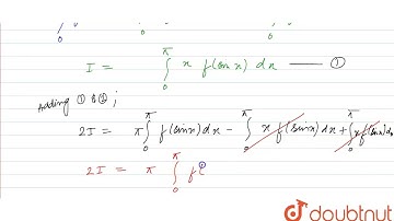 If int_0^pi x f(sinx) dx=A int_0^(pi/2) f(sinx)dx, then A is(A) pi/2(B) pi(C) 0(D) 2pi | 12 | DE...