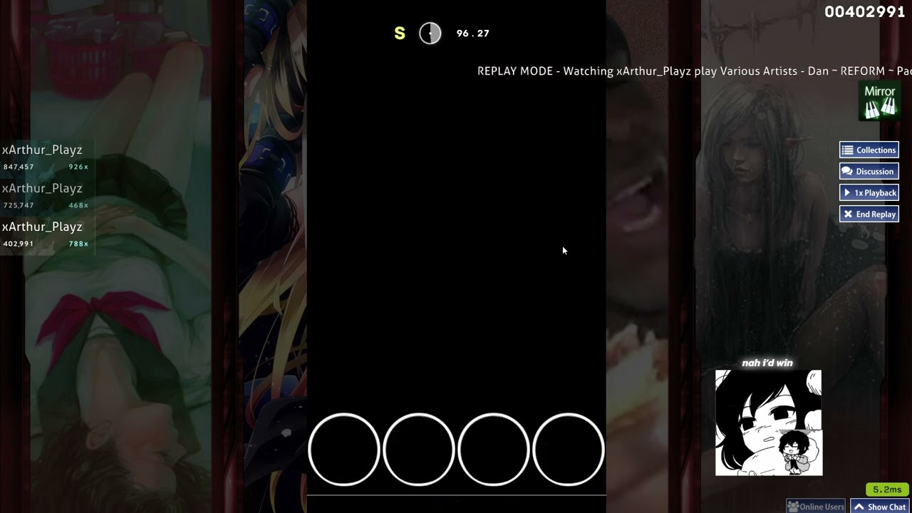 7th Dan Reform [1.25x) 96.07% Clear osu!mania