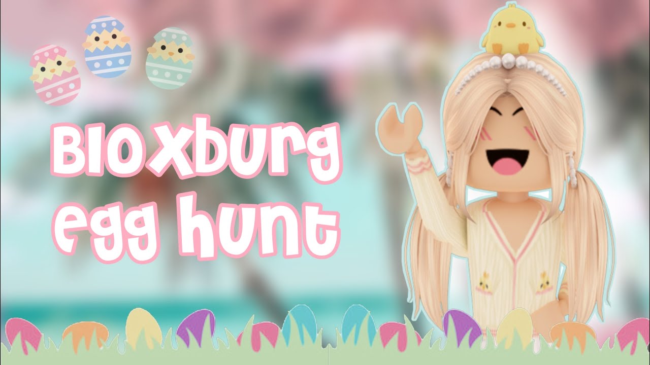 BLOXBURG EASTER EGG HUNT🐣🌷 YouTube