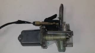 Trunk lid pull down motor test