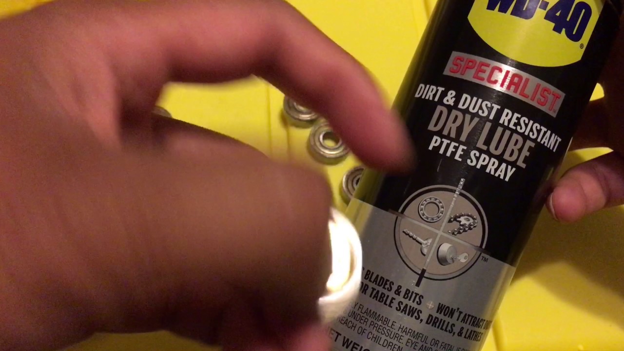 WD40 specialist dirt and dust resistant DRY LUBE YouTube