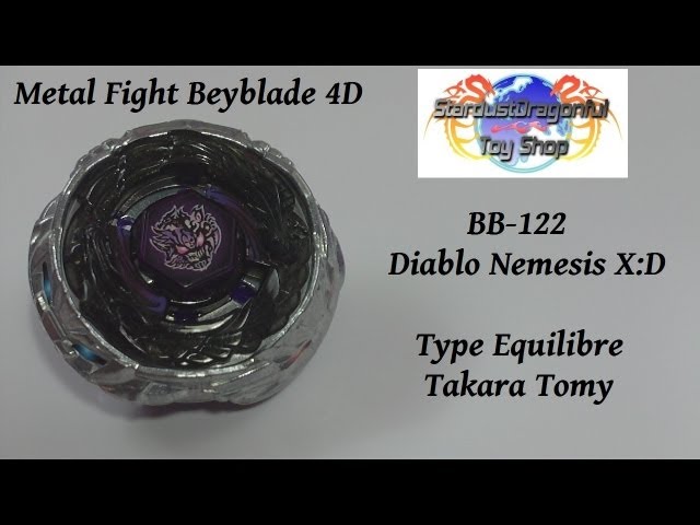 Takara Tomy Diablo Nemesis X:D Metal Masters Fury BB-122