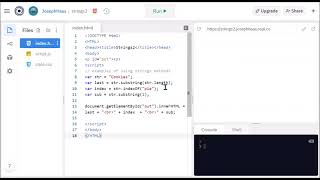 String Methods JavaScript