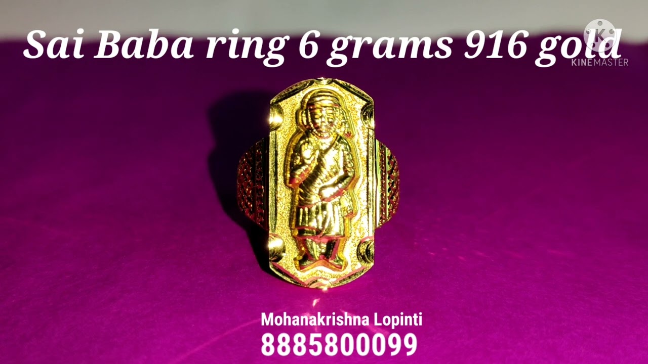 Saiganga Shirdi Sai Baba Ring