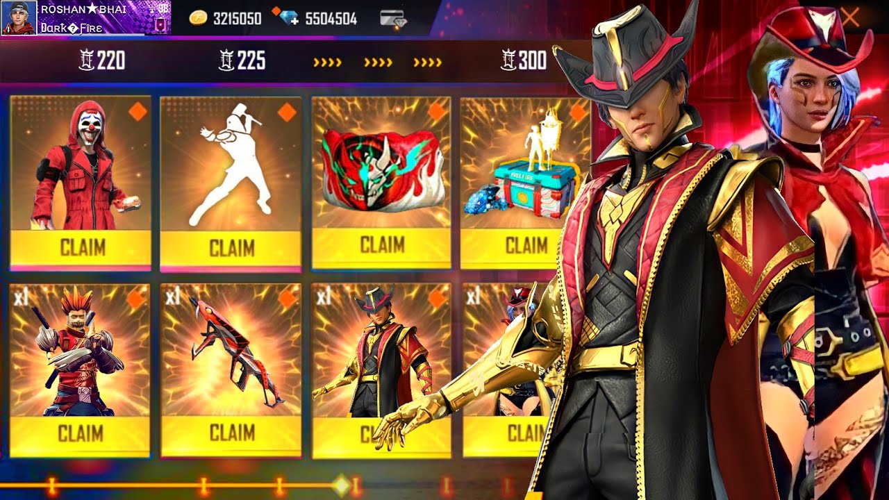 Buying 11000 Diamond, Old Rare Bundles, New Gun Skins & Rare Emotes On Subscriber ID Free Fire
