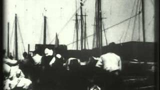 Launching A Stranded Schooner From The Docks Thomas A. Edison, Inc. Producer, Albert E. Smith.