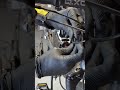 Use old cable to route new housing inside the bicycle frame.
