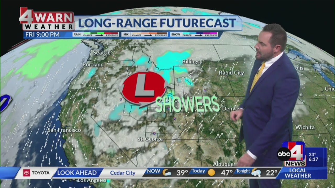 Chilly Friday brings valley rain and mountain snow to Utah - YouTube