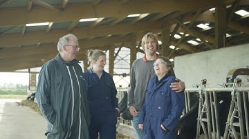 Vera milking 145 cows with DeLaval VMS milking system V300