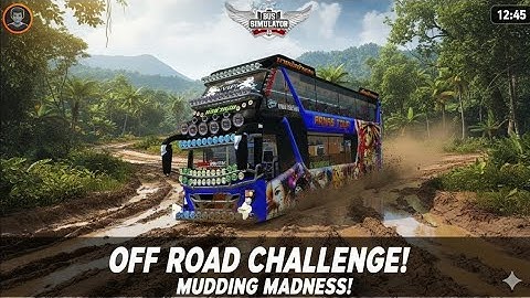 NEW ❌ Death OFFroad ROAD Map Mod For Bus Simulator Indonesia🗺️//Bussid map mod #extrememap