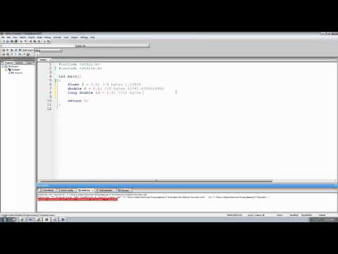 C Programming Tutorial 40 Floating Point Data Types