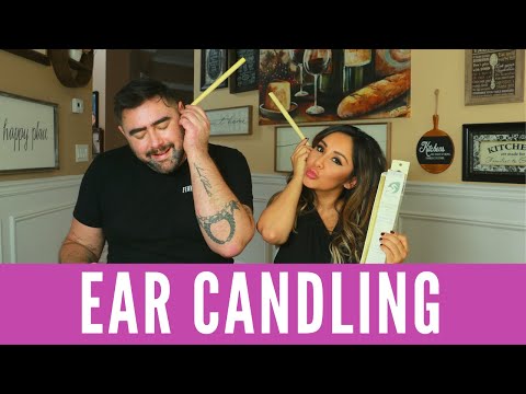 WE TRIED EAR CANDLING | DOES IT WORK?