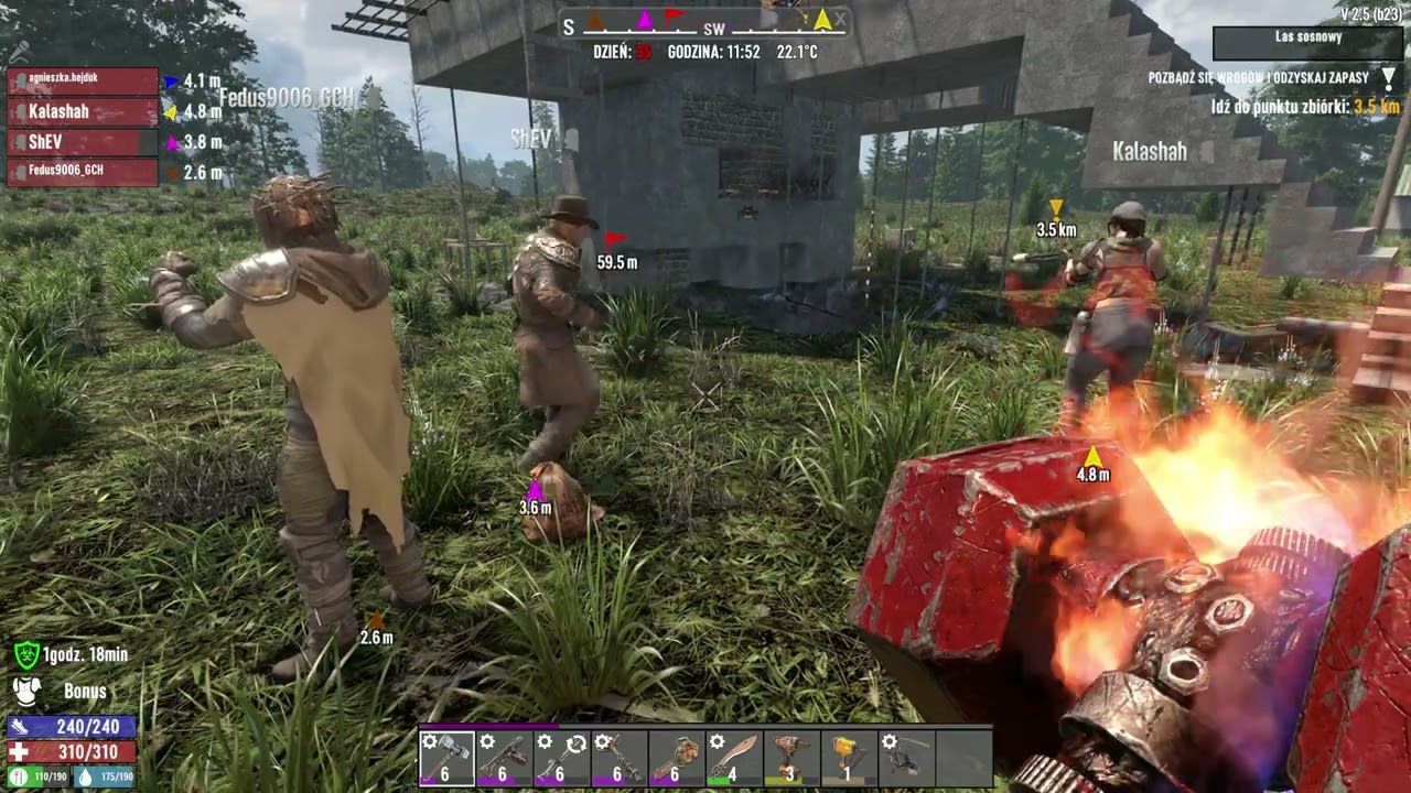 7 Days to Die - wysadzamy starą bazę