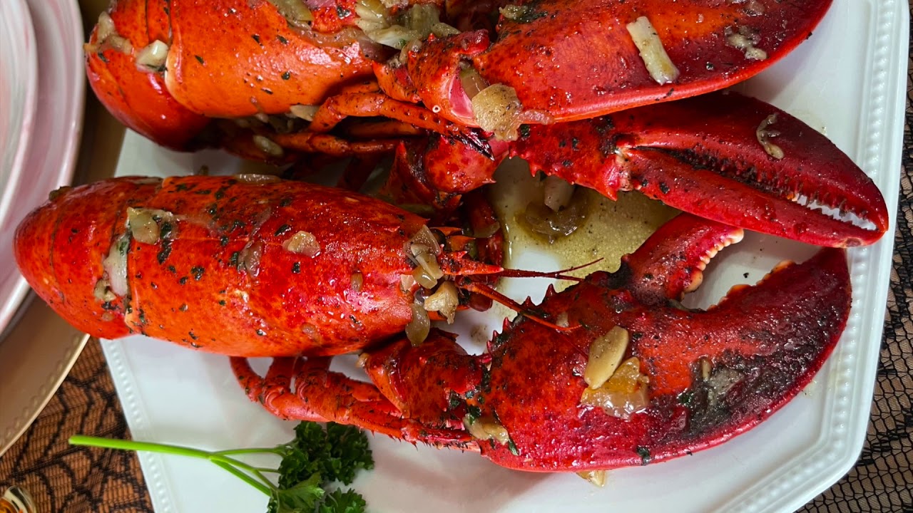 Birthday Special "Seafood Dishes" Lobster,King Prawns& Squid... YouTube