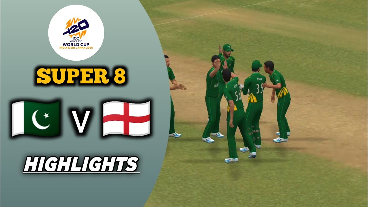 𝗣𝗮𝗸𝗶𝘀𝘁𝗮𝗻 𝘃 𝗘𝗻𝗴𝗹𝗮𝗻𝗱 | 𝗜𝗖𝗖 𝗧20 𝗪𝗖 2026 | 𝗦𝘂𝗽𝗲𝗿 𝗘𝗶𝗴𝗵𝘁 | 𝗥𝗖 𝗦𝘄𝗶𝗽𝗲 