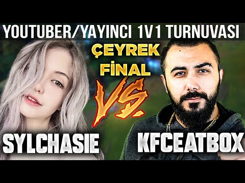 KFCEATBOX vs SYLCHASIE! YOUTUBER/YAYINCI 1v1 TURNUVASI ÇEYREK FINAL! @Sylchasie @KFCEatbox