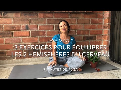 3 EXERCICES POUR ÉQUILIBRER LSS DEUX HÉMISPHÈRES DU CERVEAU | 5 MIN DE YOGA  (disponible en español)