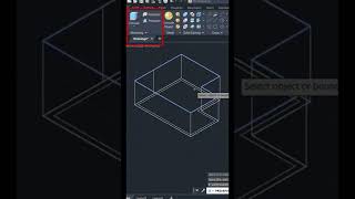 رفع حوائط مسقط أفقى فى الاتوكاد Autocad 3D #shorts