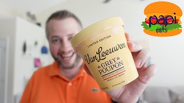 MUSTARD ICE CREAM!? Van Leeuwen Grey Poupon Salted Pretzel Ice Cream - Review
