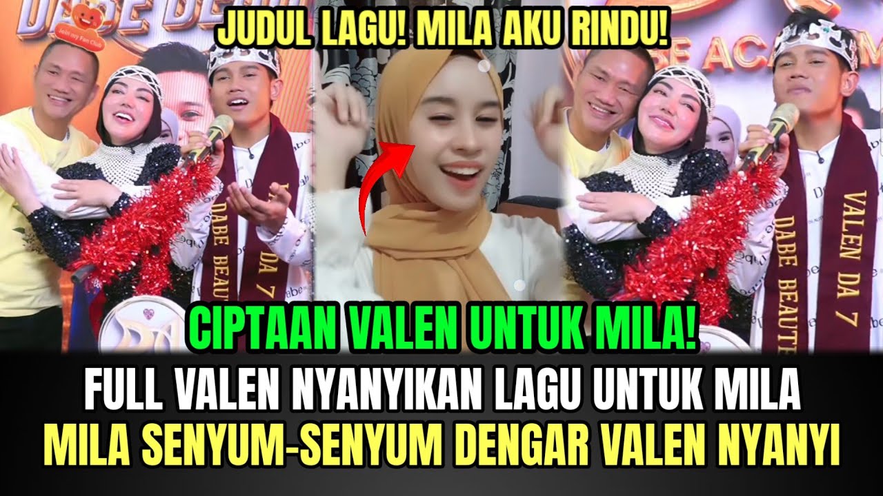 FULL Valen Nyanyikan Lagu Ciptaannya Untuk Mila, Mila Senyum-senyum Dengar Suara Valen!